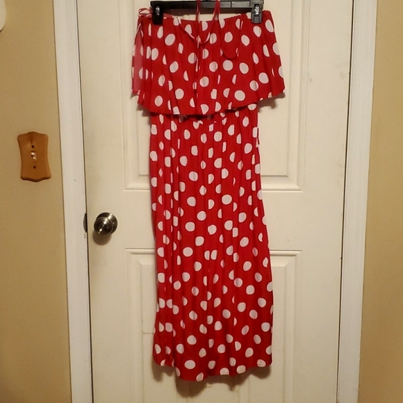 Womens Red Jumpsuit - Picture 1 of 4